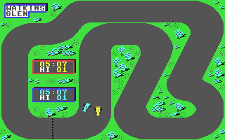 On-Track Computer Model Car Racing